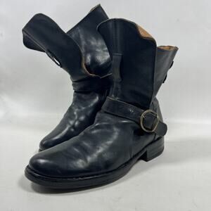 FIORENTINI + BAKER Boots Womens 36 Eli Eternity F+B Leather Ankle Black Italy